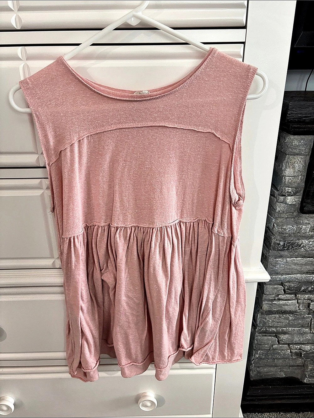 Easy Pink Tunic Size Medium Like New